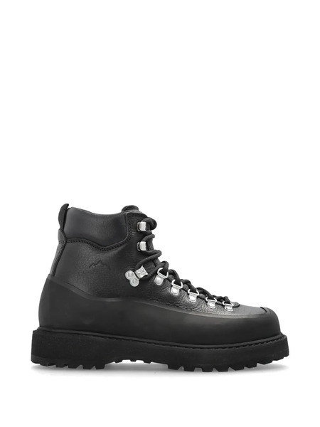  Diemme Roccia Vet Gomma Leather Sneakers - Black 
