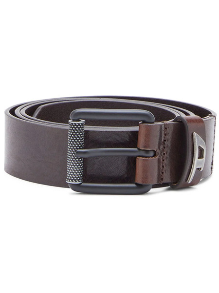  Diesel B-dave Ii Leather Belt - Brown 