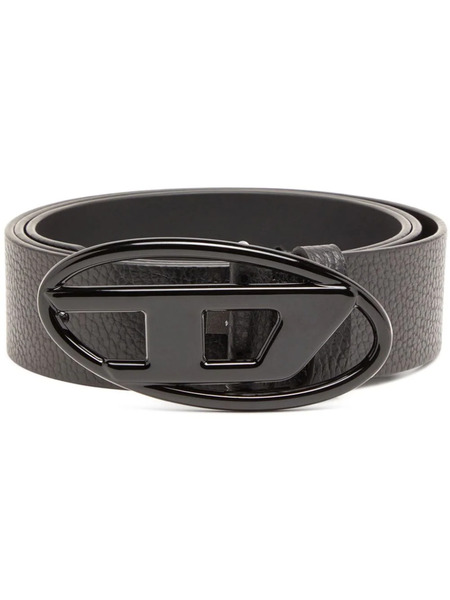  Diesel B-1dr Logo-buckle Belt - Black 
