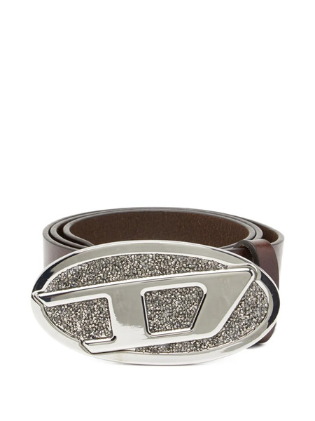  Diesel B-1dr Oval-buckle Belt - Brown 