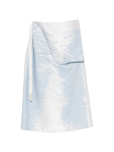  Diesel Belt Brushstroke Skirt - Blue 