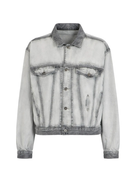  Diesel Button Denim Jacket - Grey 