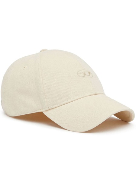  Diesel C-run-wash Logo-embroidered Cap - Neutrals 