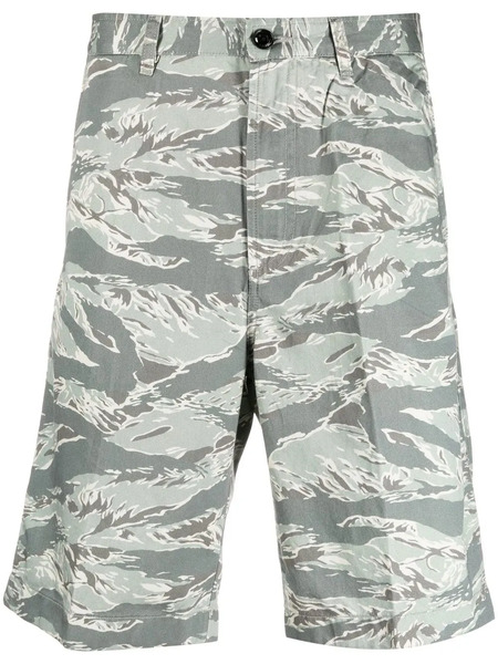  Diesel Camouflage-print Bermuda Shorts - Green 