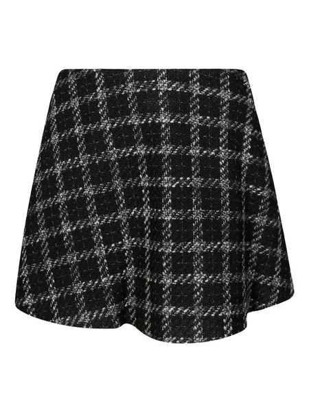  Diesel Checked Gonna A-line Skirt - Black 