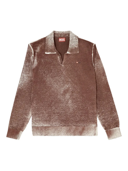  Diesel Collared K-lawrence Knitwear - Brown 