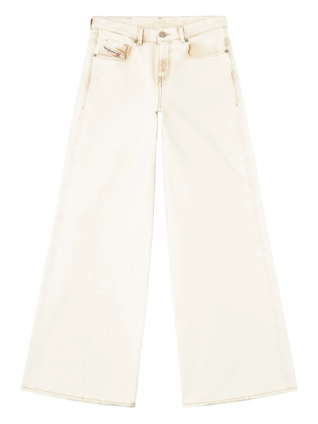  Diesel 1978 D-akemi 09m70 Flared Jeans - White 