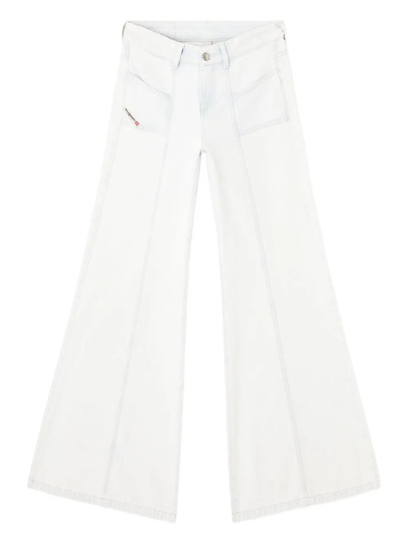  Diesel D-akii 09m08 Flared Jeans - White 