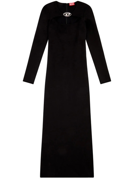  Diesel D-ams Logo-plaque Dress - Black 