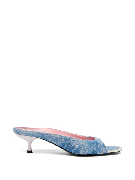  Diesel D-diam's-sa Logo-plaque Sandals - Blue 
