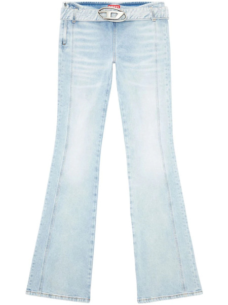  Diesel D-ebbey Belted Flared Jeans - Blue 