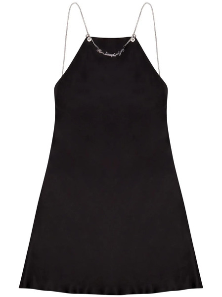  Diesel D-eliz-mini Satin Dress - Black 