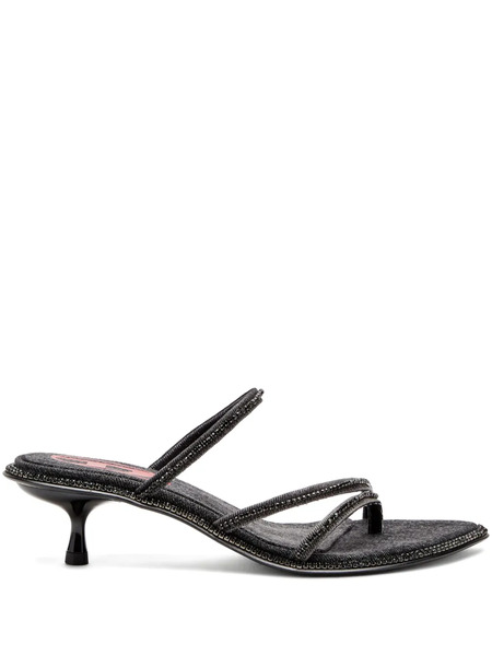  Diesel D-havanna Kittie Sandals - Black 