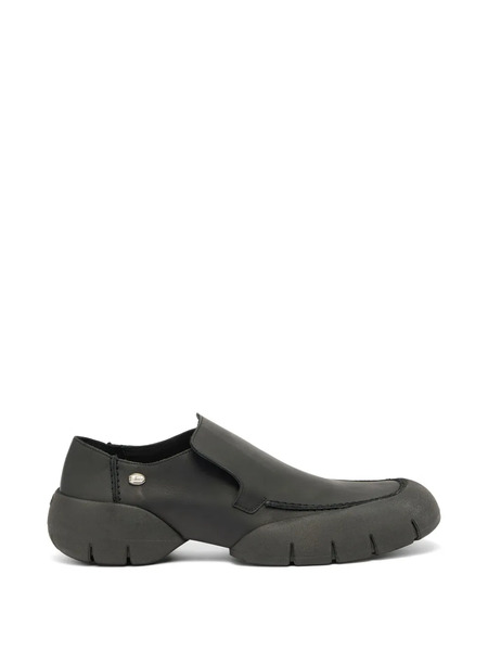  Diesel D-mathieu Leather Loafers - Black 