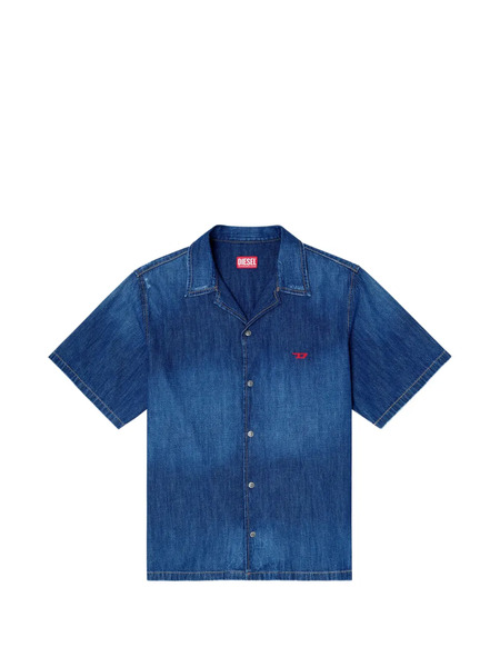  Diesel D-nabil Denim T-shirt - Blue 