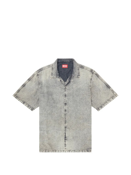  Diesel D-nabil S8 Denim Shirt - Grey 
