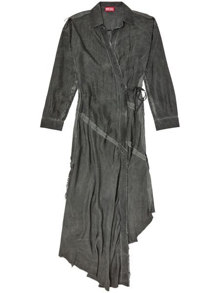  Diesel D-raven-q1 Maxi Dress - Grey 