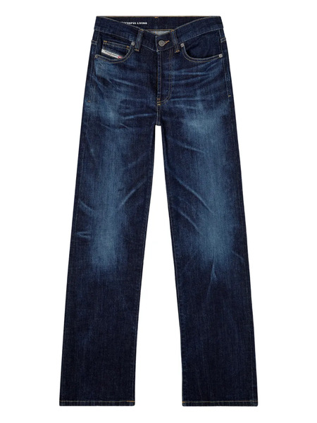  Diesel 1971 D-sent High-waisted Straight-leg Jeans - Blue 