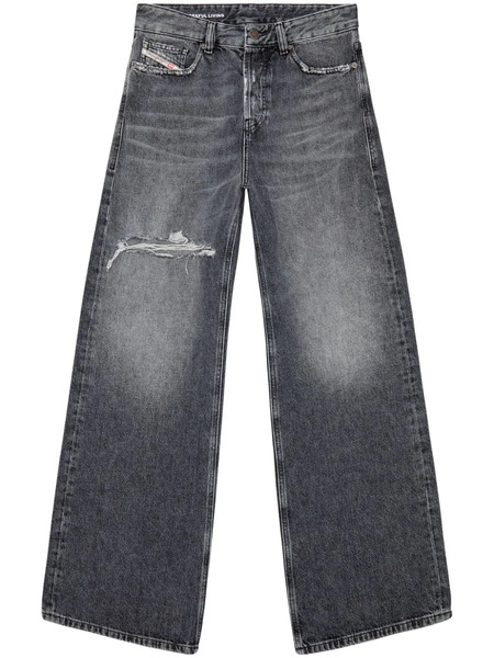  Diesel 1996 D-sire Low-rise Wide-leg Jeans - Grey 