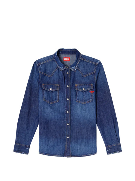  Diesel D-vega Denim Shirt - Blue 