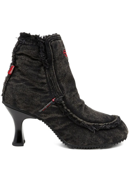  Diesel D-woodstock Ankle Boots - Black 