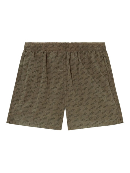  Diesel Daniel Monogrammed Swim Shorts - Green 