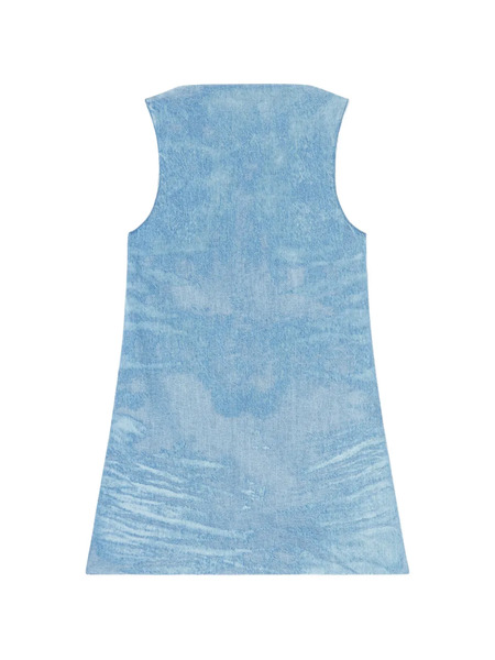  Diesel De-selune-fsi Open-back Mini Dress - Blue 
