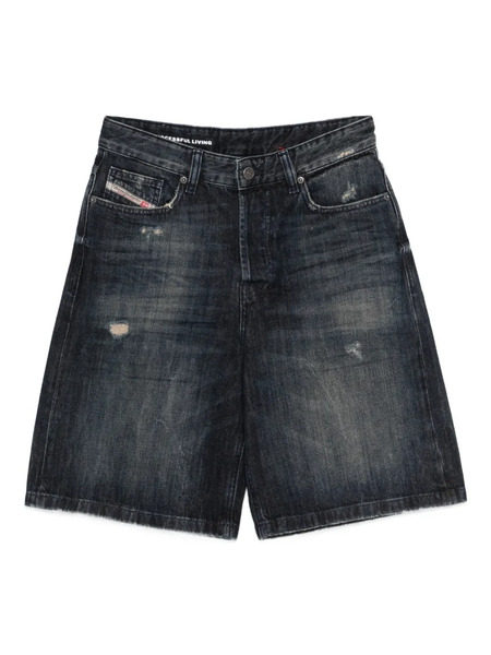  Diesel De-sire Distressed-detail Shorts - Blue 