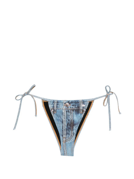  Diesel Denim Tie Bikini - Blue 