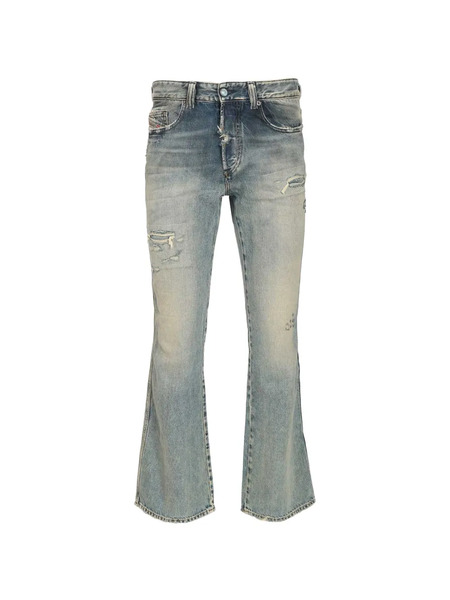  Diesel 1998 Distressed-detail Bootcut Jeans - Blue 