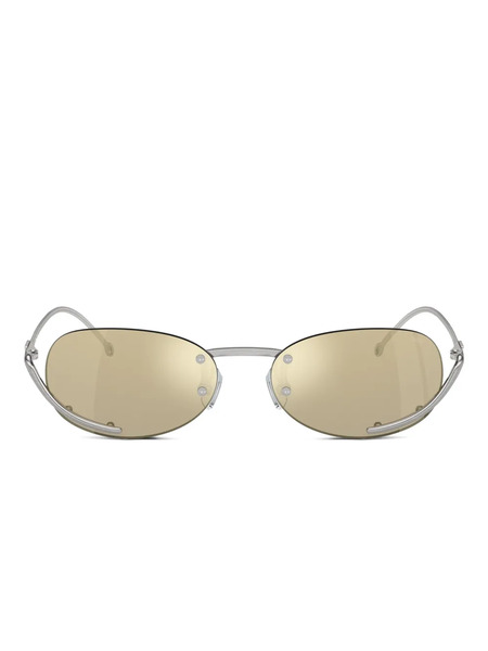  Diesel 0dl1004 Sunglasses - Silver 