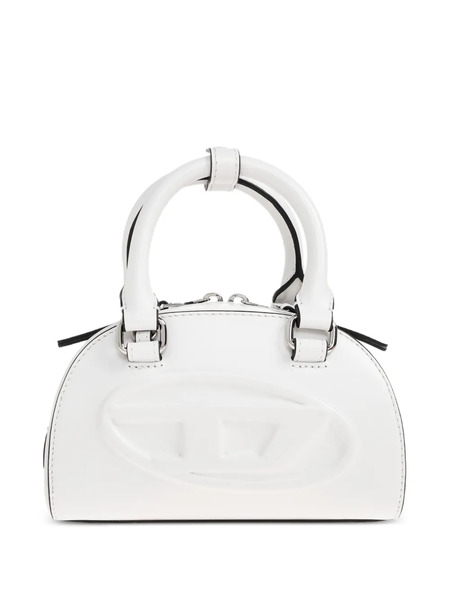  Diesel 1dr 2.0 Dome Debossed-logo Cross-body Bag - White 