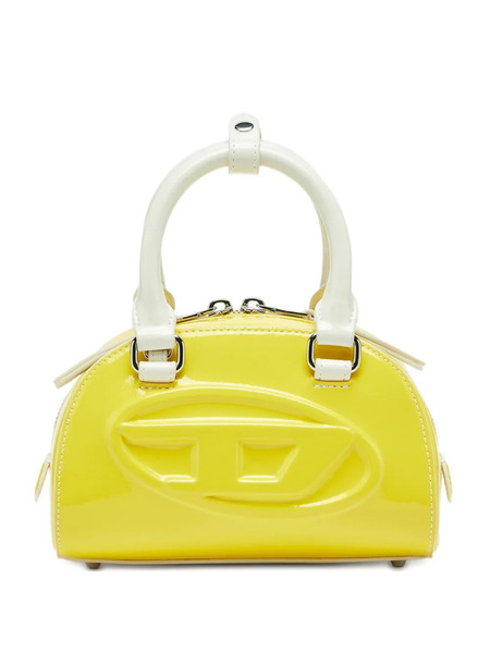  Diesel 1dr Dome Embossed Logo Crossbody Bag - Yellow 