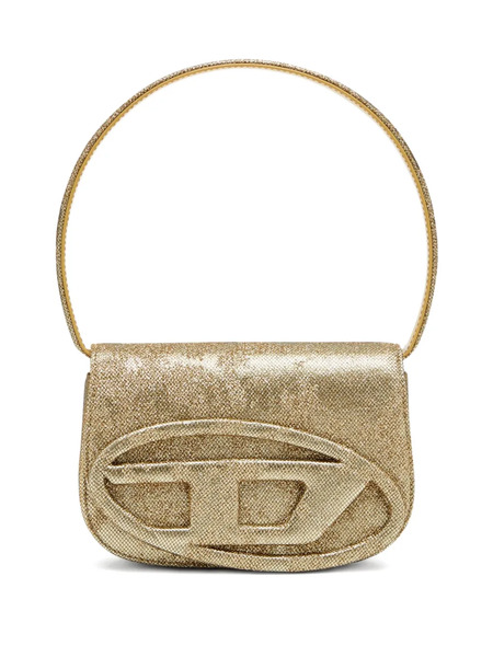  Diesel 1dr Glitter-embellished Shoulder Bag - Gold 