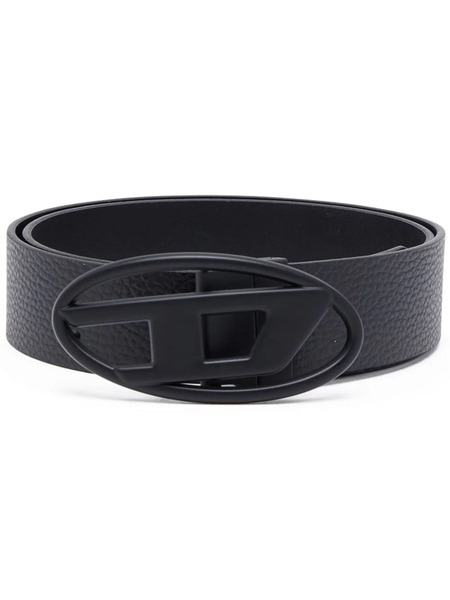  Diesel 1dr Logo-buckle Belt - Black 