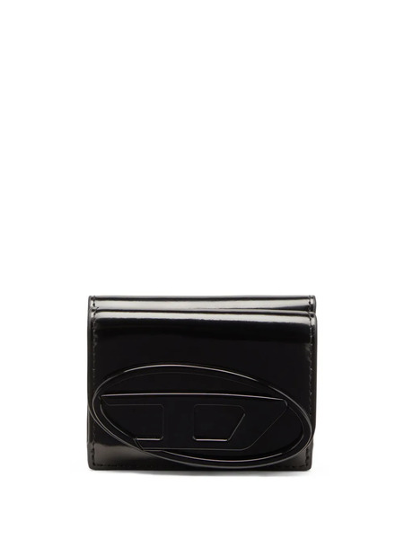  Diesel 1dr Patent-leather Wallet - Black 