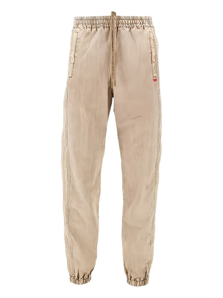  Diesel Drawstring Side Stripe Trousers - Neutrals 