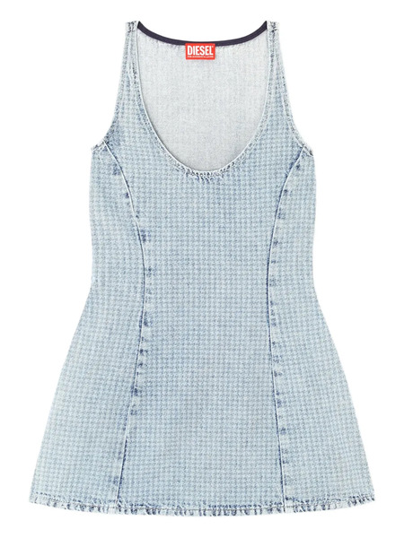  Diesel Flared Mini Dress - Blue 