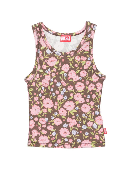  Diesel Floral Vest - Brown 