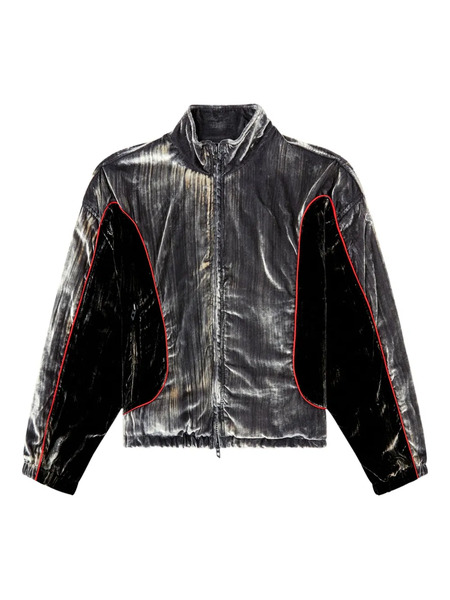  Diesel G-riffin Zip-up Puffer Jacket - Silver 