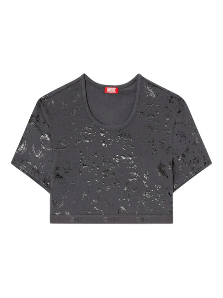  Diesel Irma-gft Cropped Top - Grey 