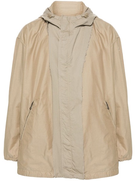  Diesel J-mckell Logo-embroidered Jacket - Neutrals 