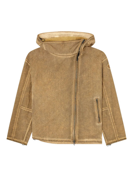  Diesel J-squad-treat Hooded Zip Jacket - Brown 