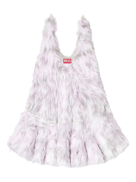  Diesel Jacquard-knit Mini Dress - White 