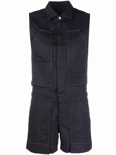  Diesel Joggjeans Sleeveless Playsuit - Blue 