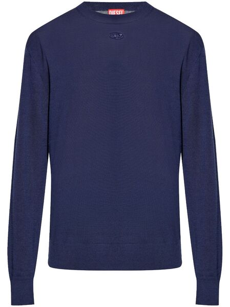  Diesel K-garth Wool Jumper - Blue 