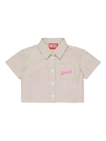  Diesel Kids Coldyb Patch-pocket Shirt - White 