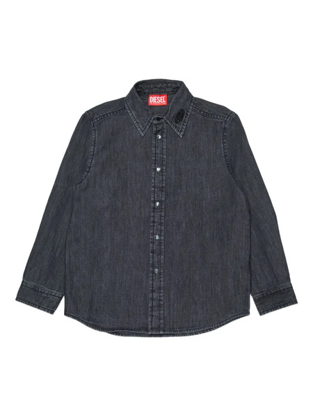  Diesel Kids Csimply-over Buttoned-up Shirt - Grey 