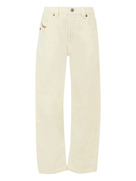  Diesel Kids Embellished Straight-leg Jeans - Neutrals 