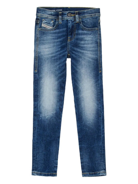  Diesel Kids Faded-effect Jeans - Blue 